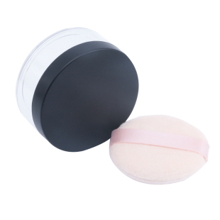 散粉分装盒定妆蜜粉便携空盒化妆师专用带粉扑跟妆小盒子爽身粉盒