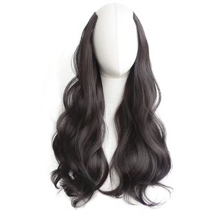 假发片大波浪长卷发女增发量蓬松u型半头套一片式仿真发无痕接发