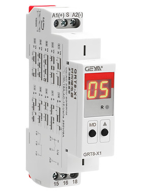 GEYA格亚数显循环时间继电器220V