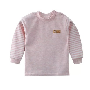 婴儿秋衣单件上衣a类纯棉宝宝打底衣春秋儿童内衣秋款秋季内搭