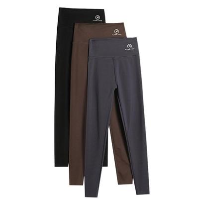 加绒加厚打底裤女外穿线裤鲨鱼皮云朵绒春秋季紧身羊羔绒秋冬裤子