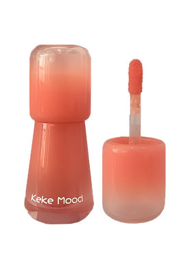 Keke Mood水润蘑菇头唇釉粉色系保湿滋润显白唇彩约会春日口红