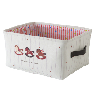 【马年限定】可爱收纳筐布艺衣柜收纳盒收纳箱婴儿内衣袜子玩具