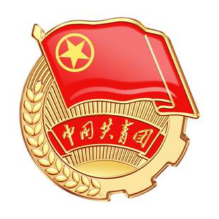 团徽正品共青团中央监制标准款正版磁吸强磁2cm团徽初中生2026新款团员徽章大磁铁款高中生入团徽章团徽批发