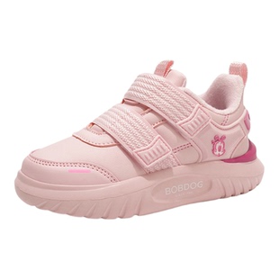 巴布豆童鞋女童棉鞋2025冬季新款中大童加绒保暖小女孩二棉运动鞋