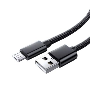 老安卓数据线编织6A超级快充microUSB适用华为荣耀小米OPPOvivo手机充电宝蓝牙音响记录仪车载快充电线