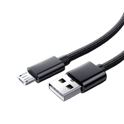 老安卓数据线编织6A超级快充microUSB适用华为荣耀小米OPPOvivo手机充电宝蓝牙音响记录仪车载快充电线