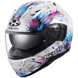 日本OGK头盔 神威3代车头盔双镜片全盔 内置墨镜四季成人盔kabuto