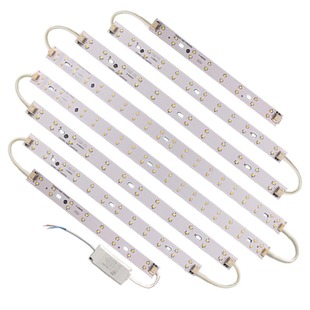 led吸顶灯灯条灯芯灯带改造灯板改装灯管圆形替换光源灯珠三色灯