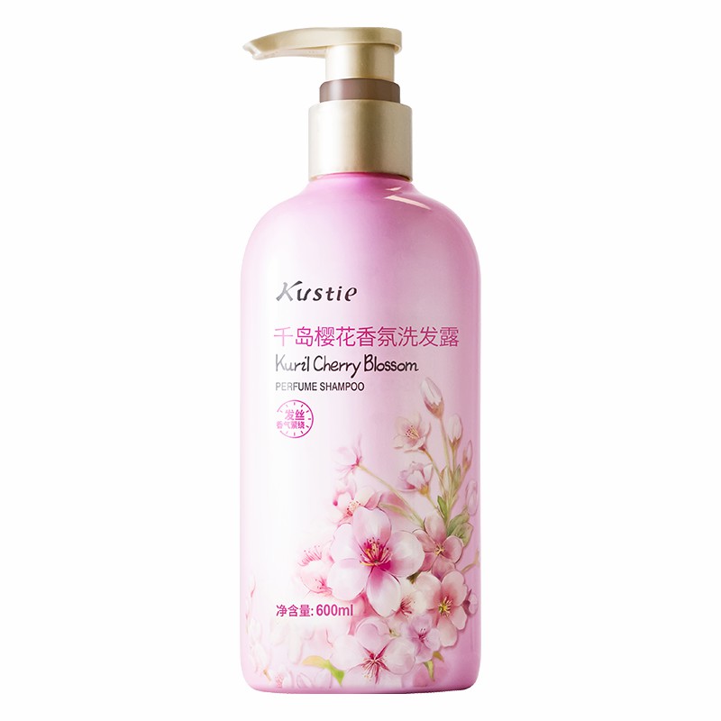 蔻斯汀樱花洗发水正品洗头膏清爽持久留香味柔顺大容量600ml