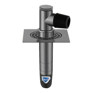 洗衣机地漏下水三通二合一防臭神器卫生间断层专用加长排水管接头