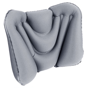 四万公里按压式充气腰垫长途坐飞机旅行腰枕护腰靠垫睡觉神器便携