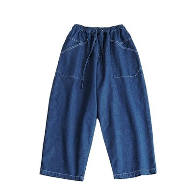 松紧腰休闲长裤哈伦裤