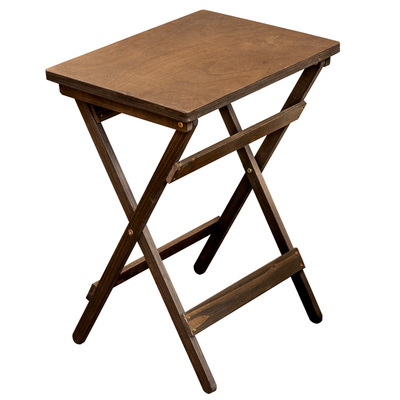 复古木质折叠桌椅套装
