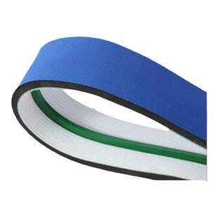 食、药品贴标机皮带 覆 卷标机齿型同步带加蓝布海绵 轮辐海绵带