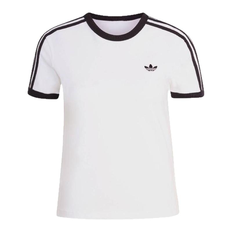 XHH Adidas originals  3 Stripes 圆领条纹短袖 T恤 女款 KD3683