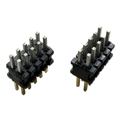 平替申泰FTSH-102/105-01-L/F-D双排直插公插针1.27mm2排4/10Pin