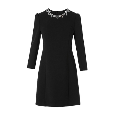 朗姿集团LIME莱茵小香风连衣裙通勤高级感气质裙子经典小黑裙子