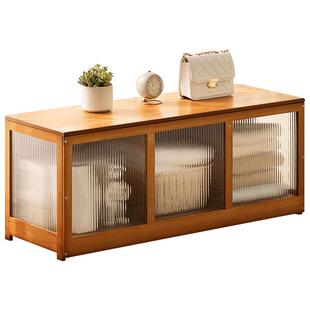 收纳柜子飘窗置物柜家用零食婴儿童宝宝衣柜整理架榻榻米炕柜多层