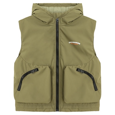 派町童装男童保暖马甲儿童夹棉加厚秋冬2025新款男孩冬季外穿背心