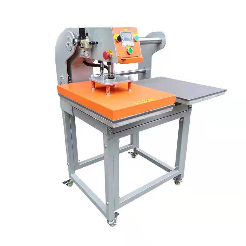 厂家直供 上滑烫画热压机4060液压双工位热转印机服装面料设备