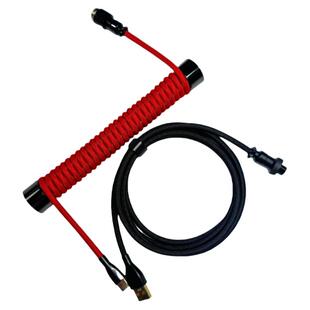 客制化航插线键盘数据线适用美加狮MAD60/68fire磁轴8K键盘type-c