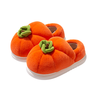 柿柿如意棉拖鞋女冬季2025新年好运柿子家居室内防滑保暖包跟棉鞋