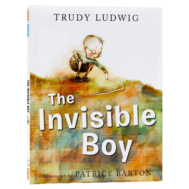 隐形男孩 英文原版 The Invisible Boy 儿童英语故事书精装 Trudy Ludwig 一个善举改变一个人 儿童启蒙认知图画书儿童章节桥梁书