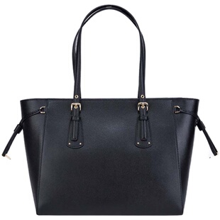 适用mk Voyager托特包购物袋十字纹包带替换肩带打孔手提包带配件