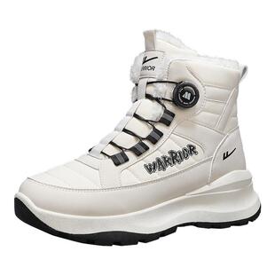 回力雪地靴男款冬季加绒保暖防泼水零下防寒高帮东北滑雪棉鞋情侣