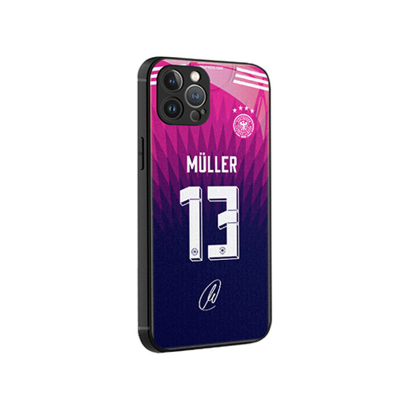 2024欧洲杯 德国队手机壳 适用苹果15promax玻璃iphone14/13小米12/11华为mate60/50/4