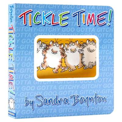 故事时间 英文原版绘本 Tick Time 嬉戏时间 纸板书 Sandra Boynton 幽默诙谐 英文版幼儿英语启蒙图画书 词汇学习亲子读物书籍