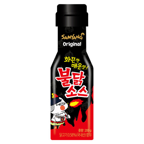 韩国进口火鸡面酱料火鸡面酱瓶装超辣韩式拌面酱火鸡酱料包炒面酱