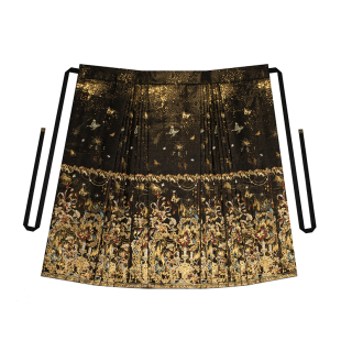 织造司[千金锦裘]原创明制汉服立领衬衫对襟大衣妆花马面裙宽披肩