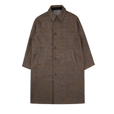 韩版中长款毛呢外套Mrcyc