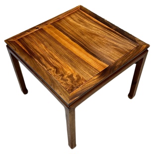 南美胡桃木八仙桌实木四方桌新中式茶台茶桌打牌桌棋牌桌家用餐桌