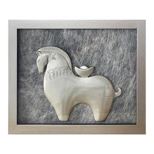 电表箱装饰画简约现代轻奢画强弱电箱遮挡画立体画雕刻画马上有钱