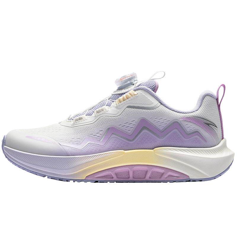 安踏儿童足弓2026新款女大童跑鞋日常跑步运动童鞋旋钮扣