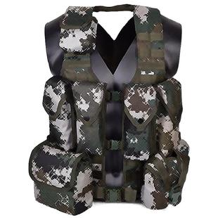 户外06战术背心马甲户外子袋单人战斗携行具套装配件11件套背心