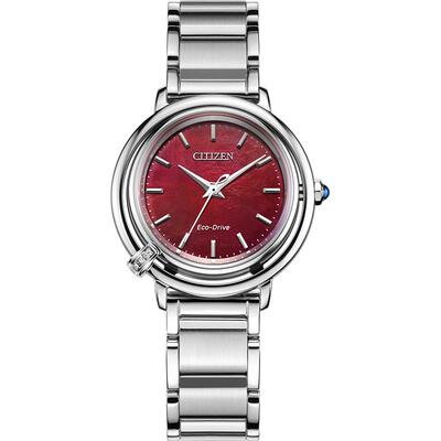 西铁城日出霞光光动能女士手表