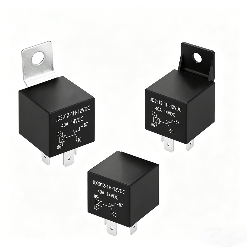 40A汽车继电器5V6V12V24V直流大功率继电器房车改装新能源电动车