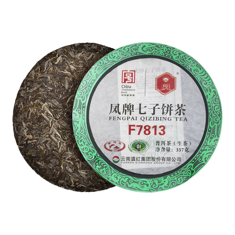 凤牌云南普洱茶357g临沧普洱生茶