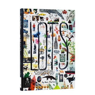 【现货】许多 Lots 英文原版儿童绘本故事书3-6岁 马克·马丁Marc Martin插画艺术绘本 精装知识类图画书 世界趣味版