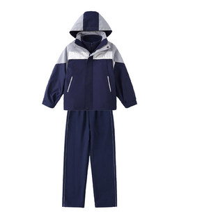 江西省吉安市统一校服冬装冲锋衣初中高中小学生班服春秋夏季套装