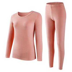 ab保暖内衣山羊绒蚕丝双面磨绒加厚男女圆领秋衣秋裤单件上衣裤子