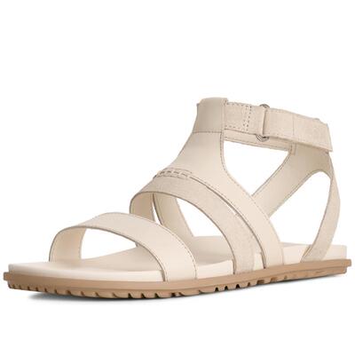 UGG夏季新款女士舒适时尚平底魔术贴纯色露趾休闲罗马凉鞋1178877