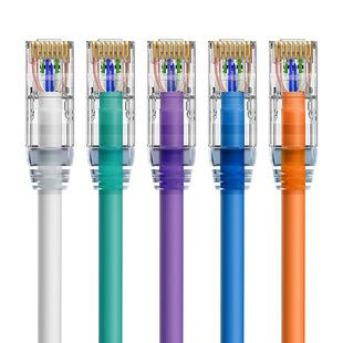 泛达超六类非屏蔽粗网线路由器家用宽带万兆连接线成品加长10米线