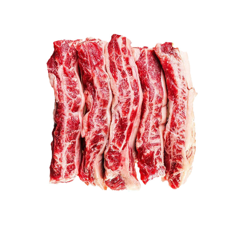 安格斯牛肋条雪花牛肉新鲜澳洲进口烧鸟烤肉冷冻牛腩肉生鲜商用