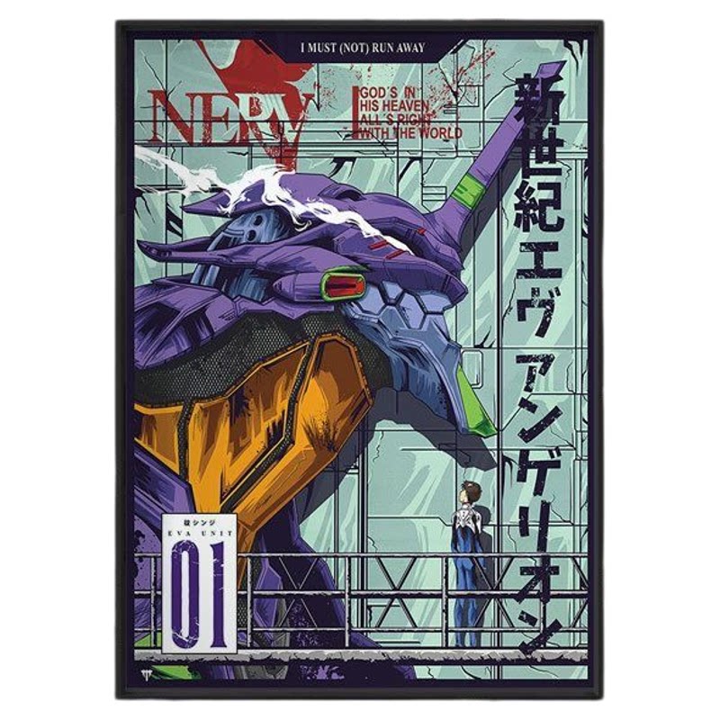 EVA卧室装饰画新世纪福音战士