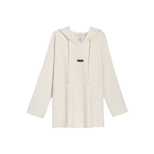 TurnSignal连帽卫衣裙连衣裙女秋冬加绒加厚休闲打底长袖连身裙